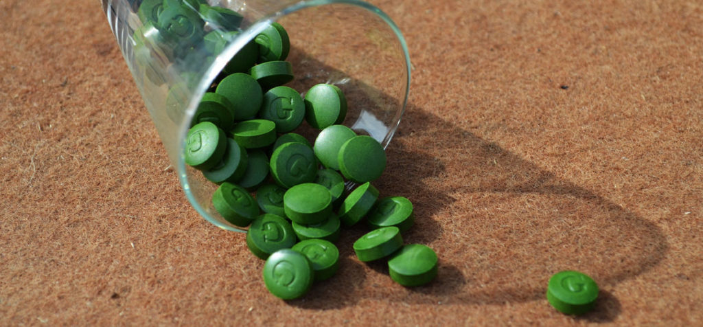 Chlorella w drażetkach